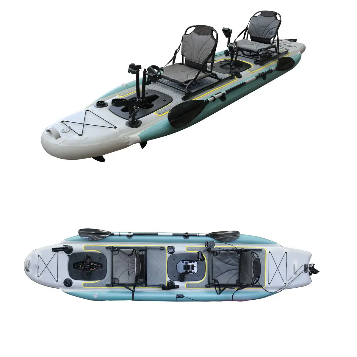 14ft Inflatable Fishing Canoe  - đánh giá và giá Fishing Kayak Seat